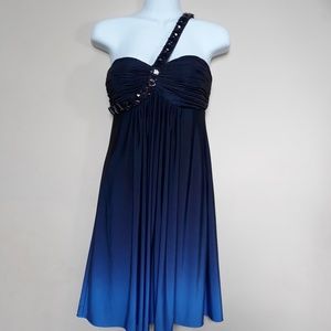 XSCAPE | Ombre Jeweled Special Occasion Dress 4